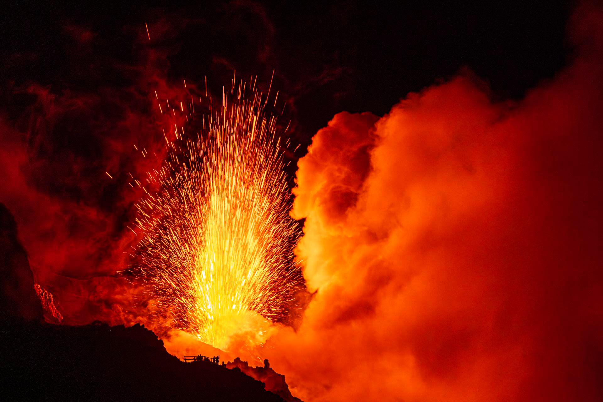 Volcanic eruption
